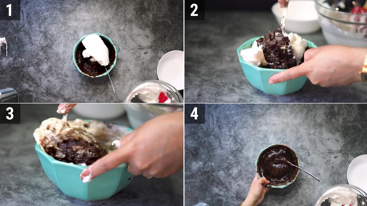 Image of the cooking step-1-5 for 2 Ingredient Chocolate Muffins