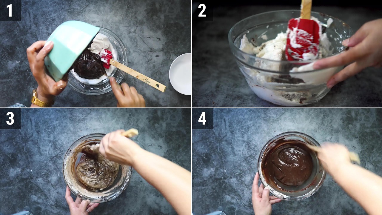 Image of the cooking step-1-6 for 2 Ingredient Chocolate Muffins