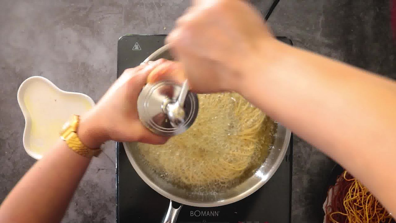 Image of the cooking step-1-14 for Aloo Bhujia - Aloo Sev (Crispy Potato Snack)