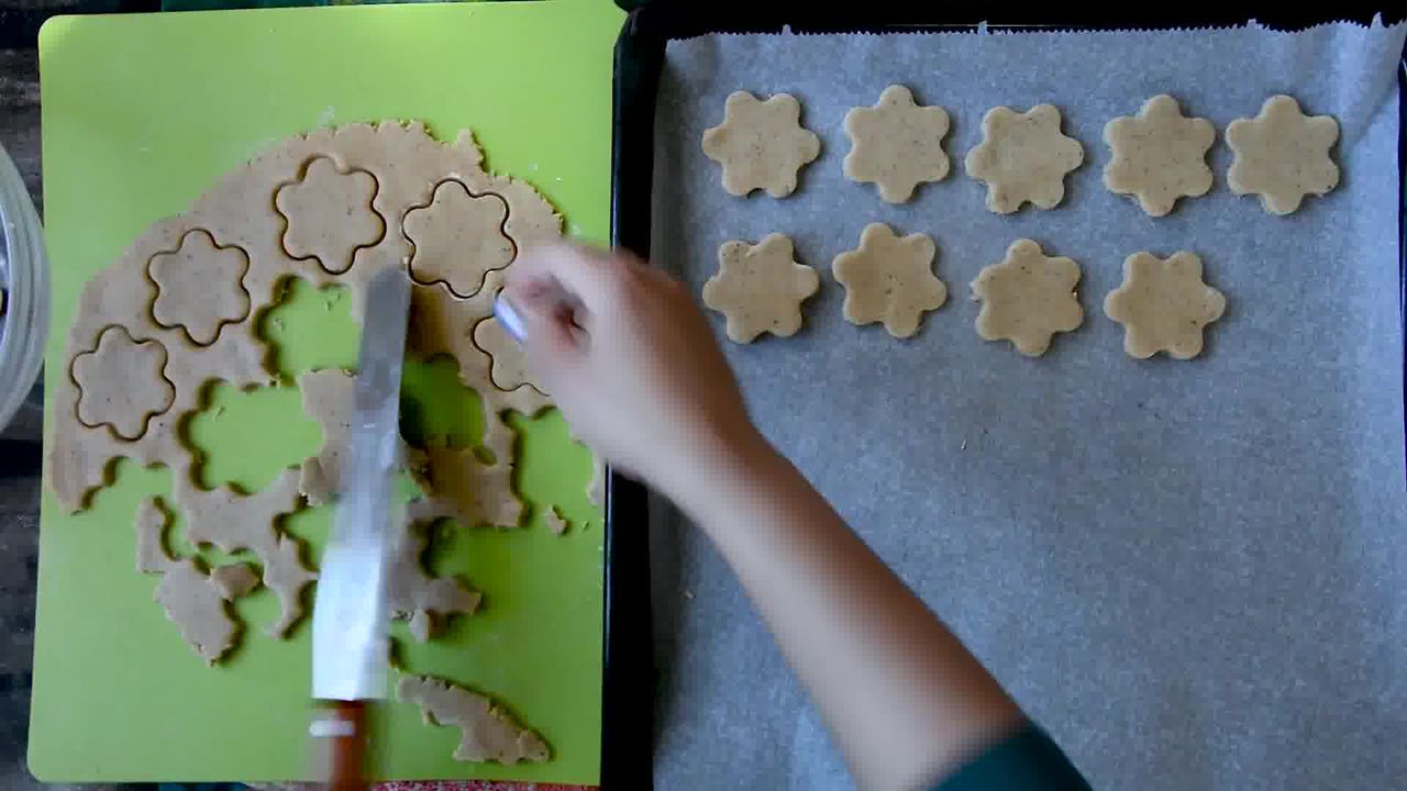 Image of the cooking step-1-8 for Atta Biscuits - Whole Wheat Indian Cookies Recipe