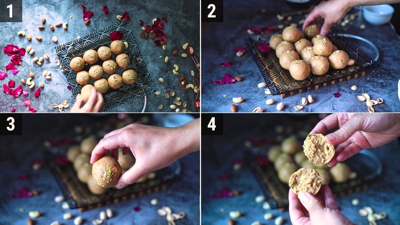 Image of the cooking step-1-7 for Atta Ladoo