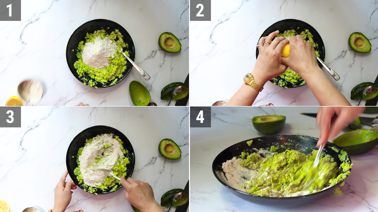 Image of the cooking step-1-2 for Avocado Paratha + Avocado Roti