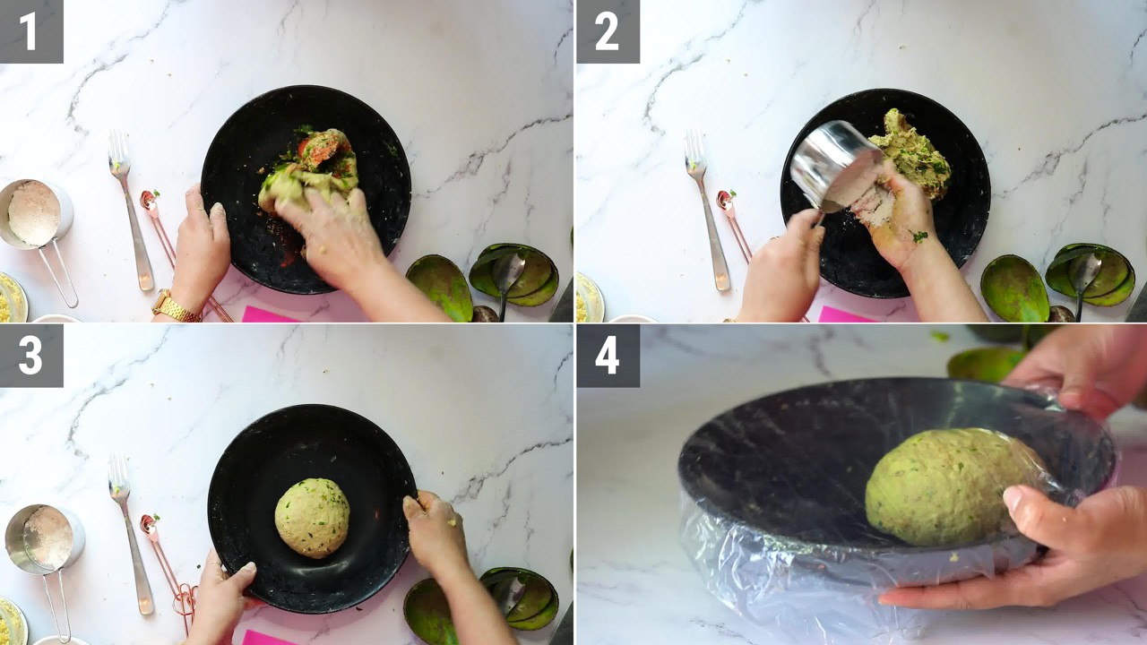 Image of the cooking step-2-2 for Avocado Paratha + Avocado Roti