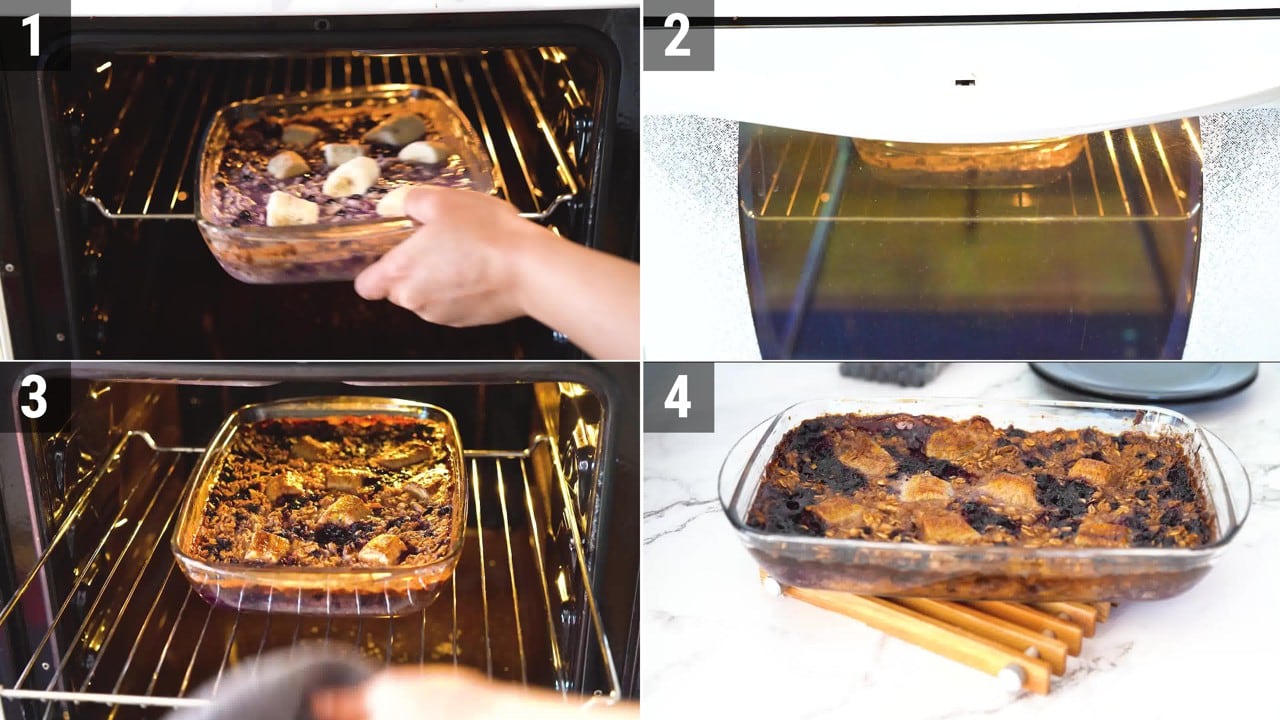 Image of the cooking step-1-6 for Banana Blueberry Baked Oatmeal
