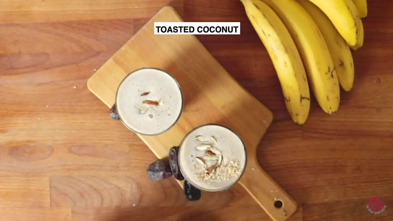 Image of the cooking step-1-4 for Banana Date Smoothie