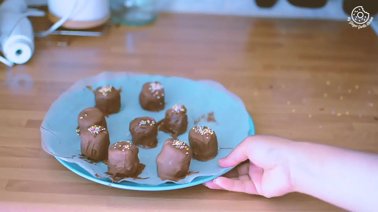 Image of the cooking step-1-7 for Banana Peanut Butter Chocolate Bites