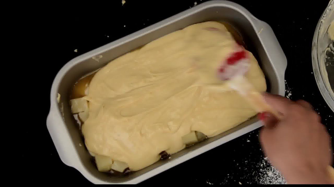 Image of the cooking step-1-10 for Banana Pineapple Upside Down Cake - Video Recipe