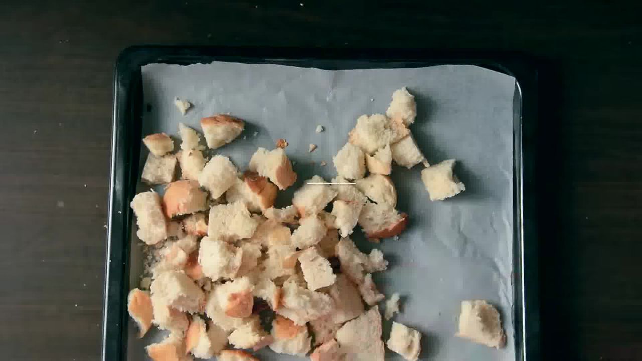 Image of the cooking step-1-2 for Banana Strawberry Bread Pudding (Video)