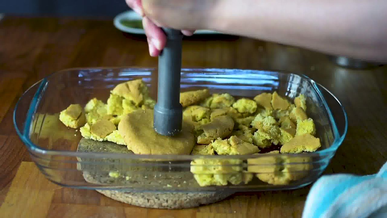 Image of the cooking step-5-1 for Rajasthani Besan Churma - Chickpea Flour Indian Dessert