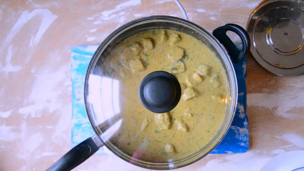Image of the cooking step-2-8 for Rajasthani Gatta Curry Recipe - Besan Ke Gatte Ki Sabzi