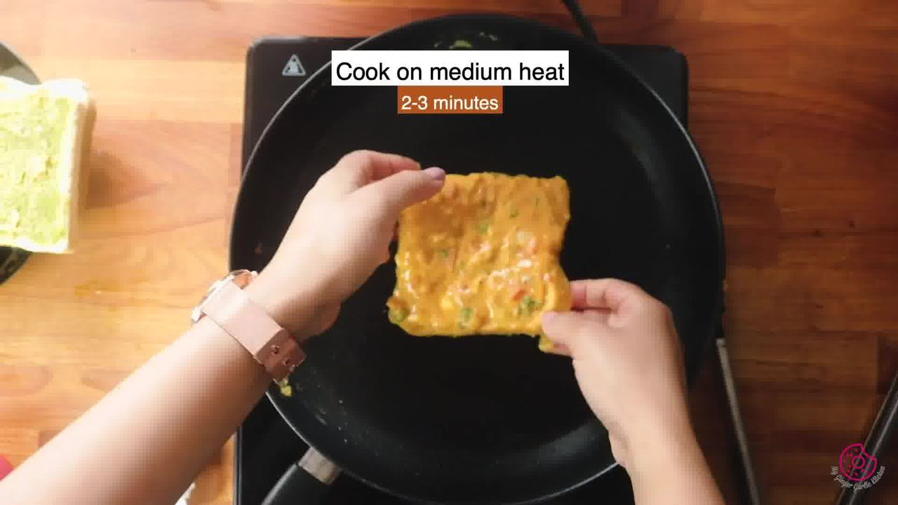 Image of the cooking step-5-5 for Besan Toast 5 Ways - Gram Flour Toast 