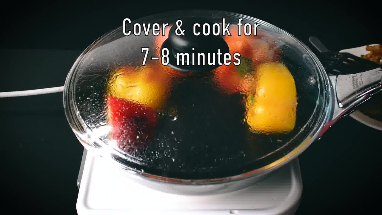 Image of the cooking step-4-4 for Bharwa Shimla Mirch - Potato Stuffed Bell Peppers