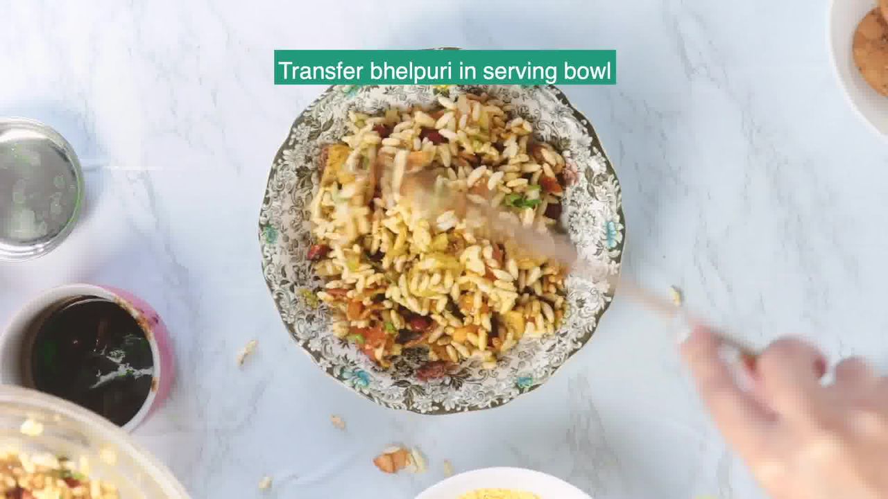 Image of the cooking step-1-7 for Bhel Puri (Step-By-Step Video Recipe)