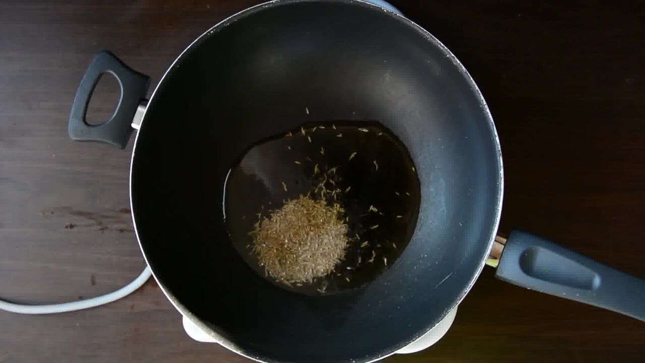 Image of the cooking step-1-3 for Lobia Briyani - Black Eyed Bean Carrot Biryani
