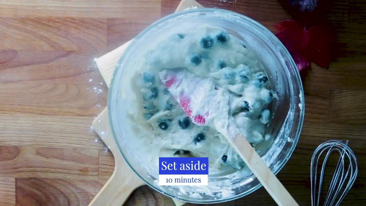 Image of the cooking step-2-6 for Quick and Easy Blueberry Muffins Recipe