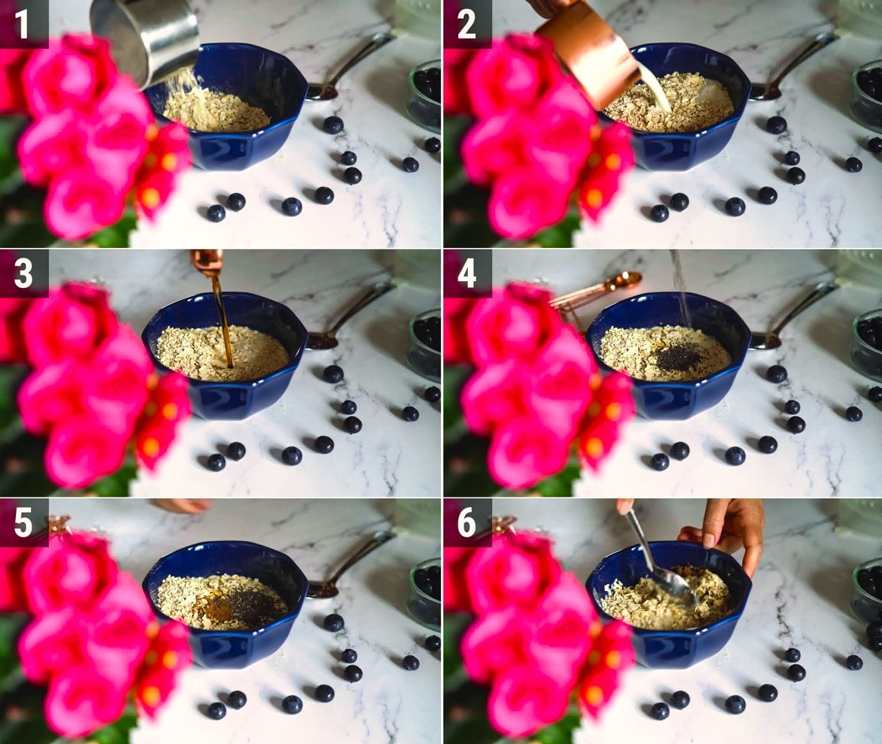 Image of the cooking step-1-1 for Blueberry Overnight Oats