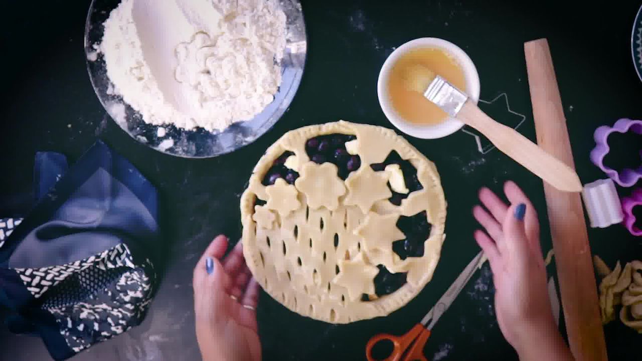Image of the cooking step-6-1 for Blueberry Pie Recipe