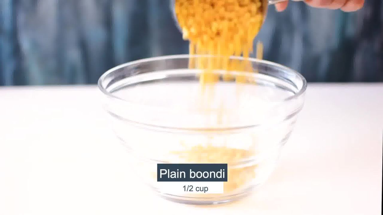 Image of the cooking step-1-1 for Boondi Raita Recipe - How to make Boondi ka Raita