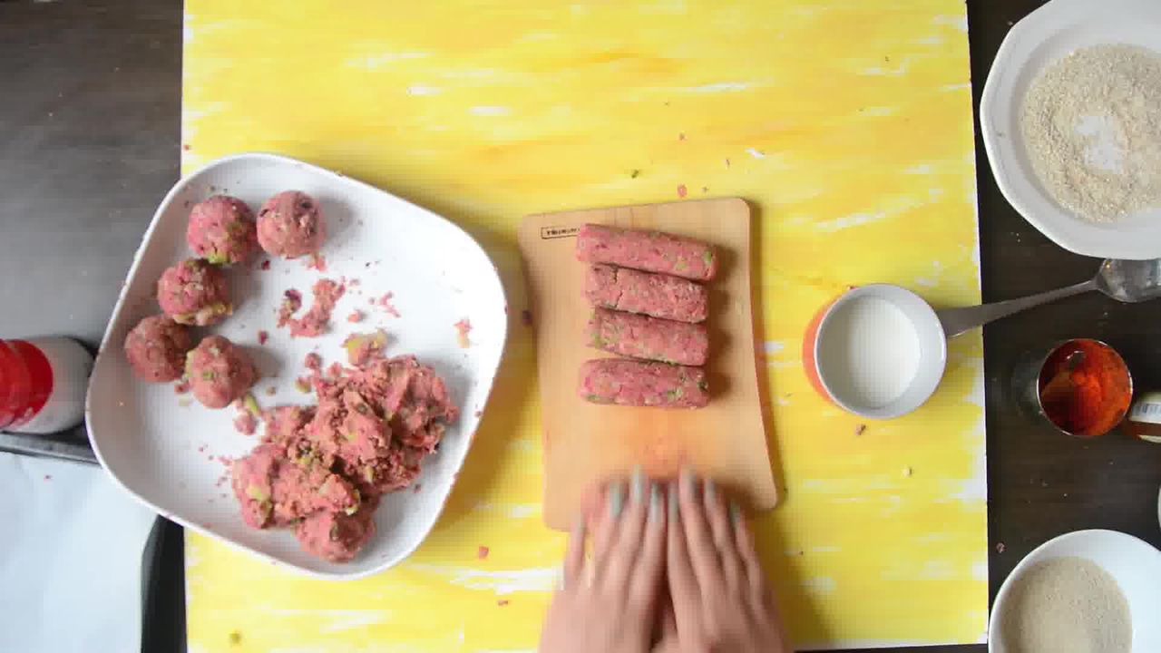 Image of the cooking step-1-3 for Broccoli Beet Crispy Fingers (Croquettes) - Video Recipe