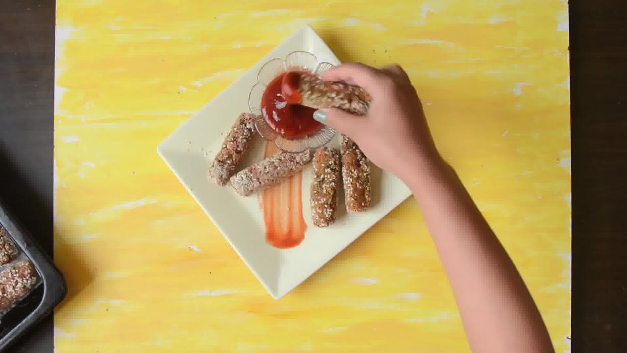 Image of the cooking step-1-8 for Broccoli Beet Crispy Fingers (Croquettes) - Video Recipe