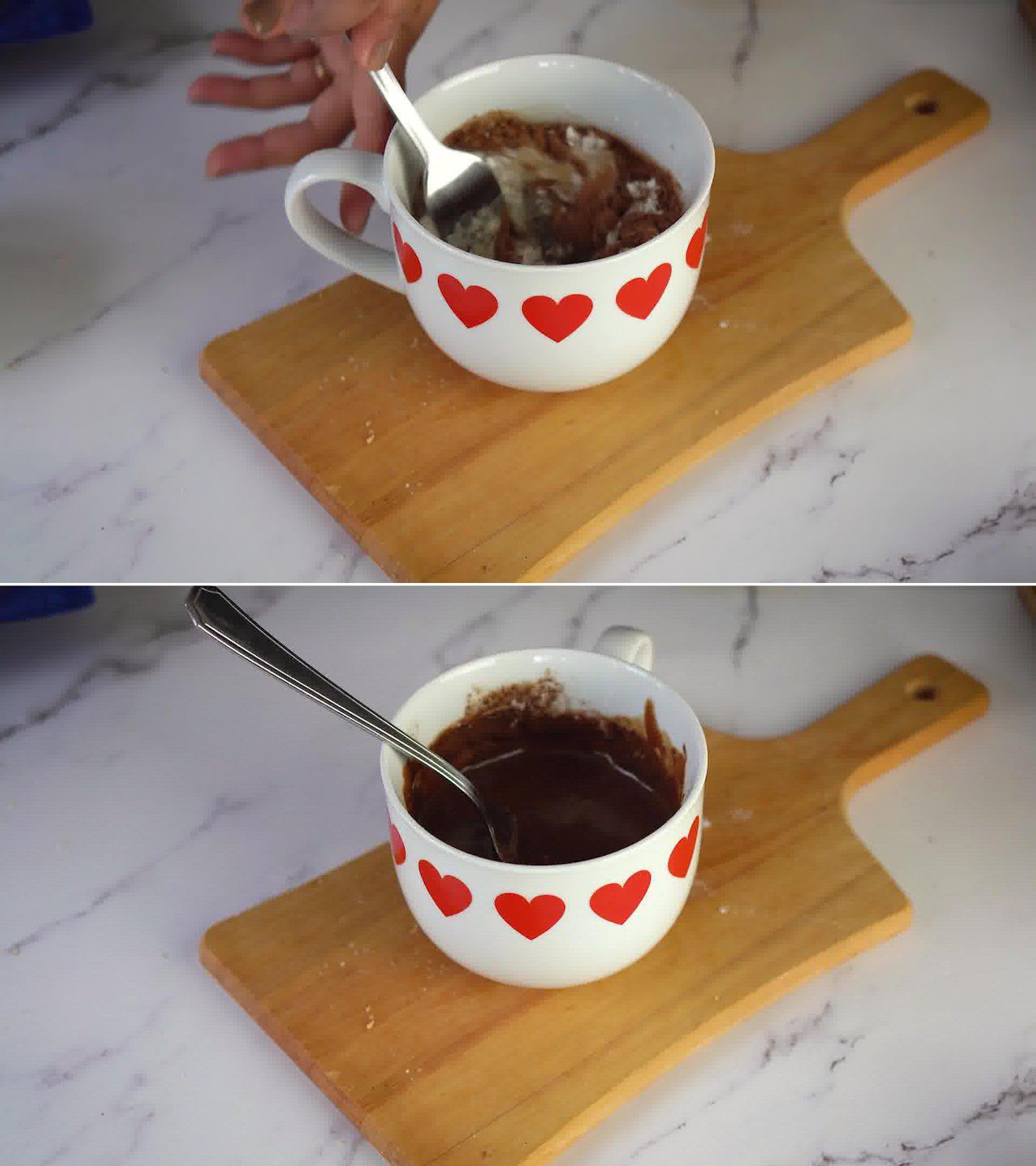 Image of the cooking step-1-2 for Brownie in a Mug