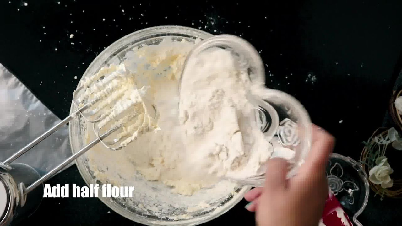 Image of the cooking step-1-4 for Butter Cookies - Eggless Butter Biscuit - Piped Cookies