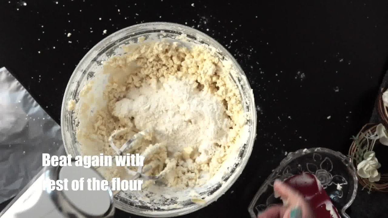 Image of the cooking step-1-6 for Butter Cookies - Eggless Butter Biscuit - Piped Cookies