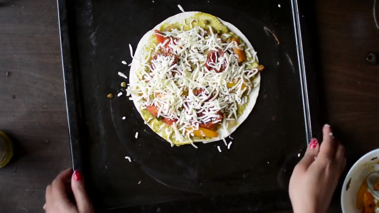 Image of the cooking step-2-4 for Tortilla Pizza Caramelized Veggie Tortizza (2 ways)