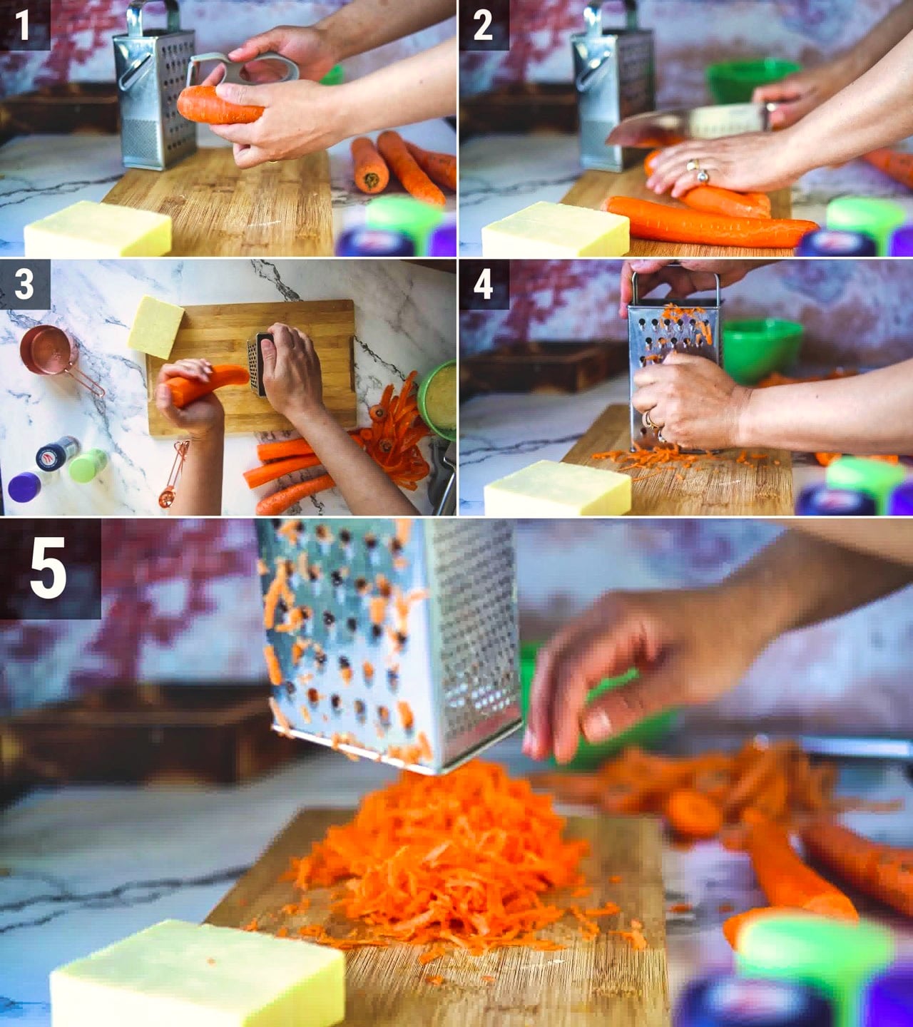 Image of the cooking step-1-1 for Carrot Cheese Chips