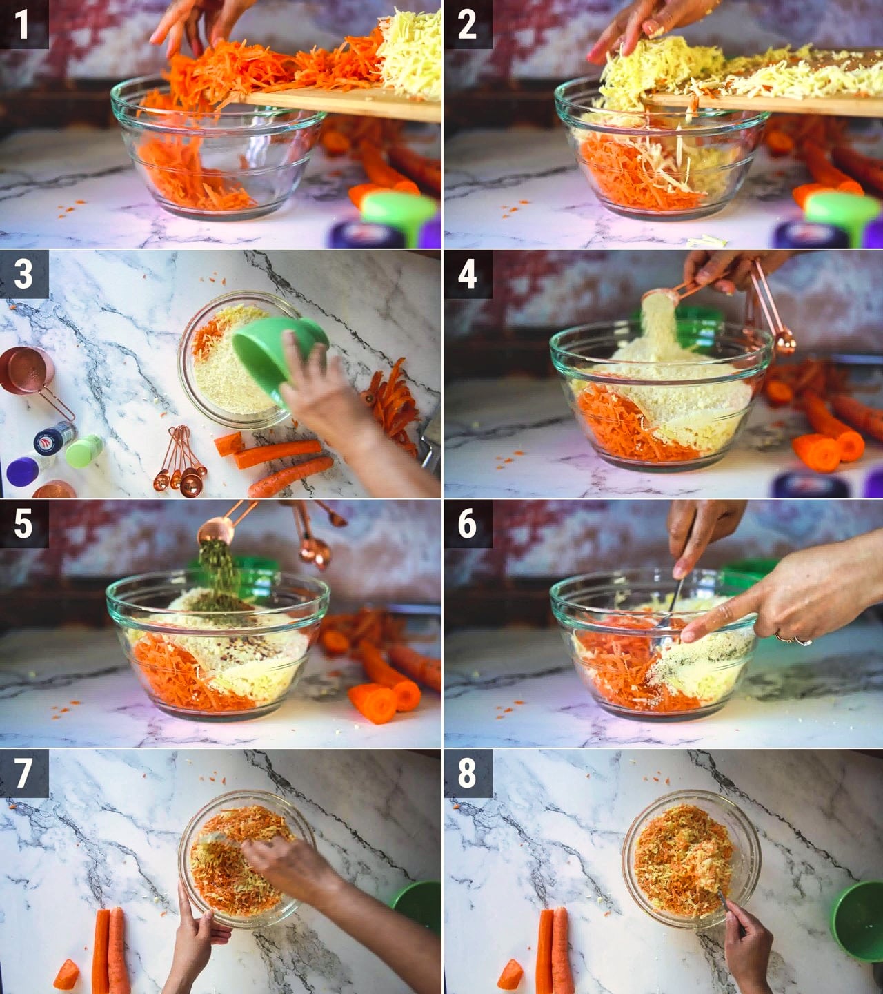 Image of the cooking step-1-2 for Carrot Cheese Chips