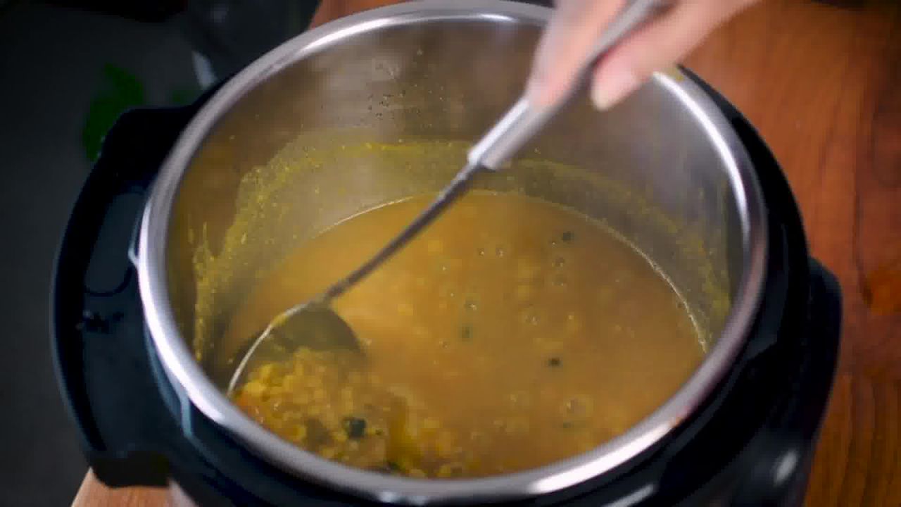 Image of the cooking step-1-15 for Chana Dal - Split Chickpea Soup (Instant Pot + Cooker)