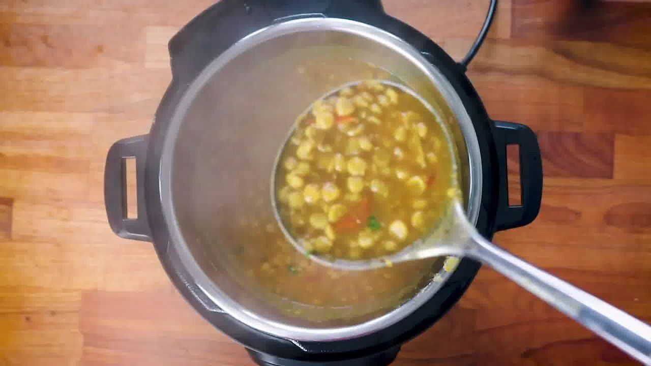 Image of the cooking step-1-17 for Chana Dal - Split Chickpea Soup (Instant Pot + Cooker)
