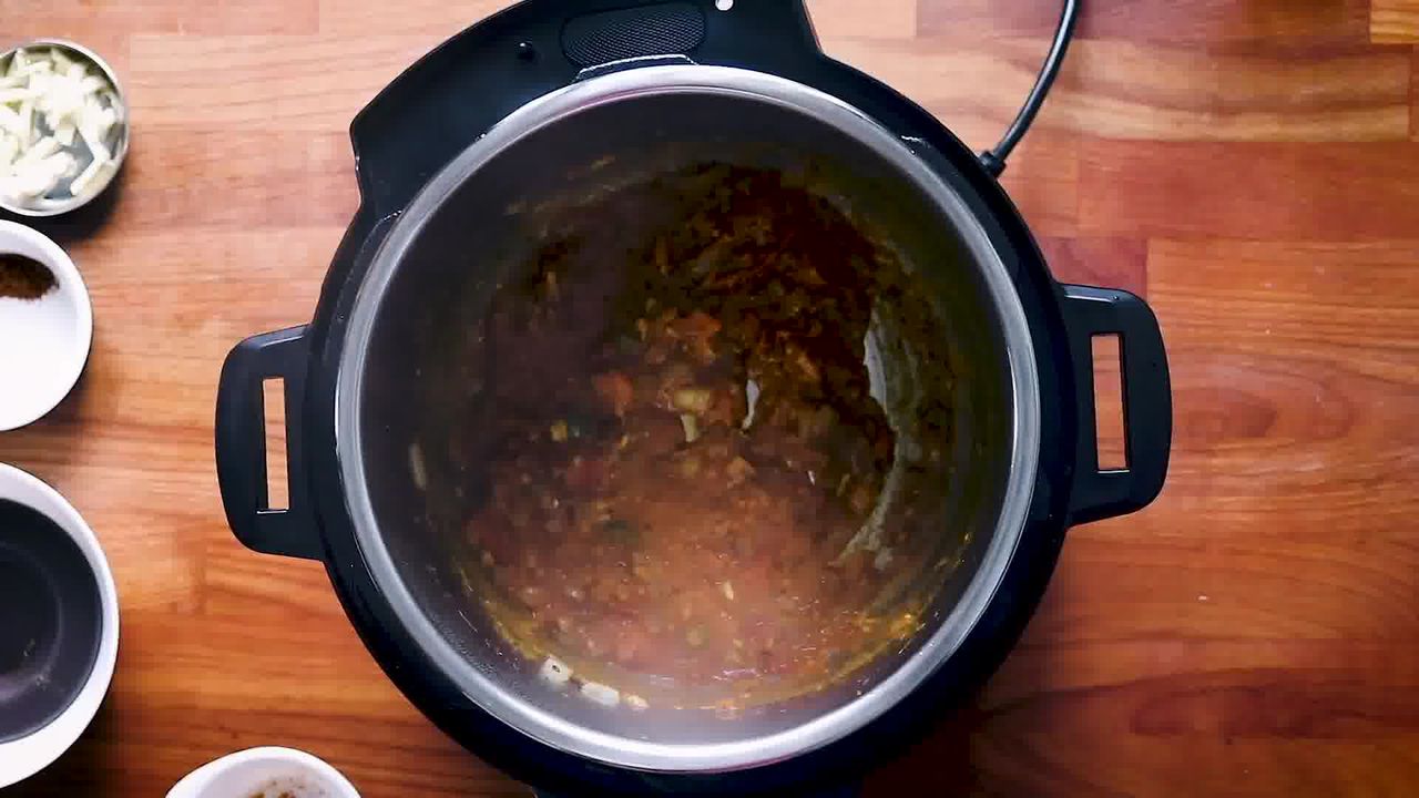 Image of the cooking step-1-8 for Chana Dal - Split Chickpea Soup (Instant Pot + Cooker)
