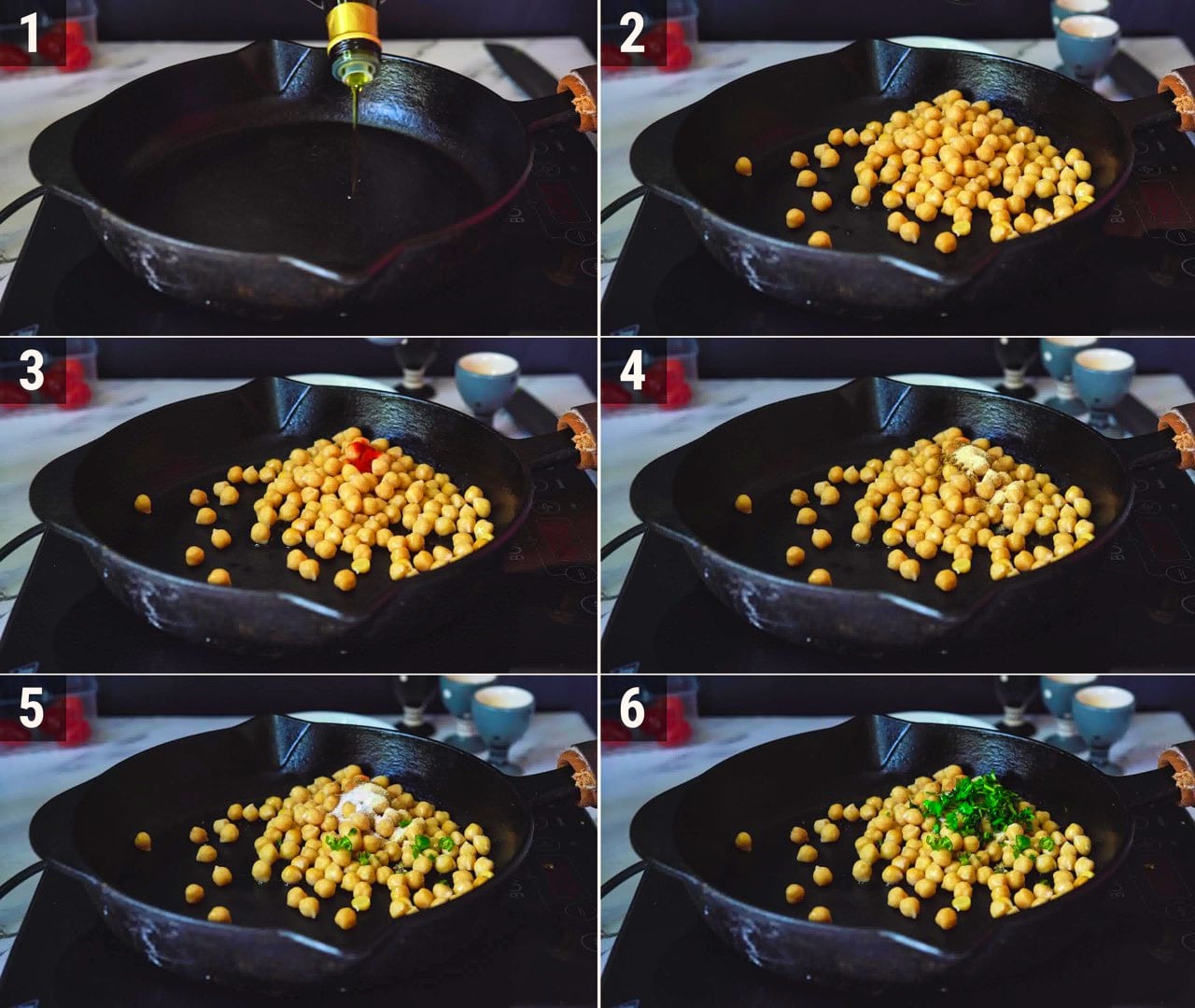 Image of the cooking step-1-4 for Chickpea Salad
