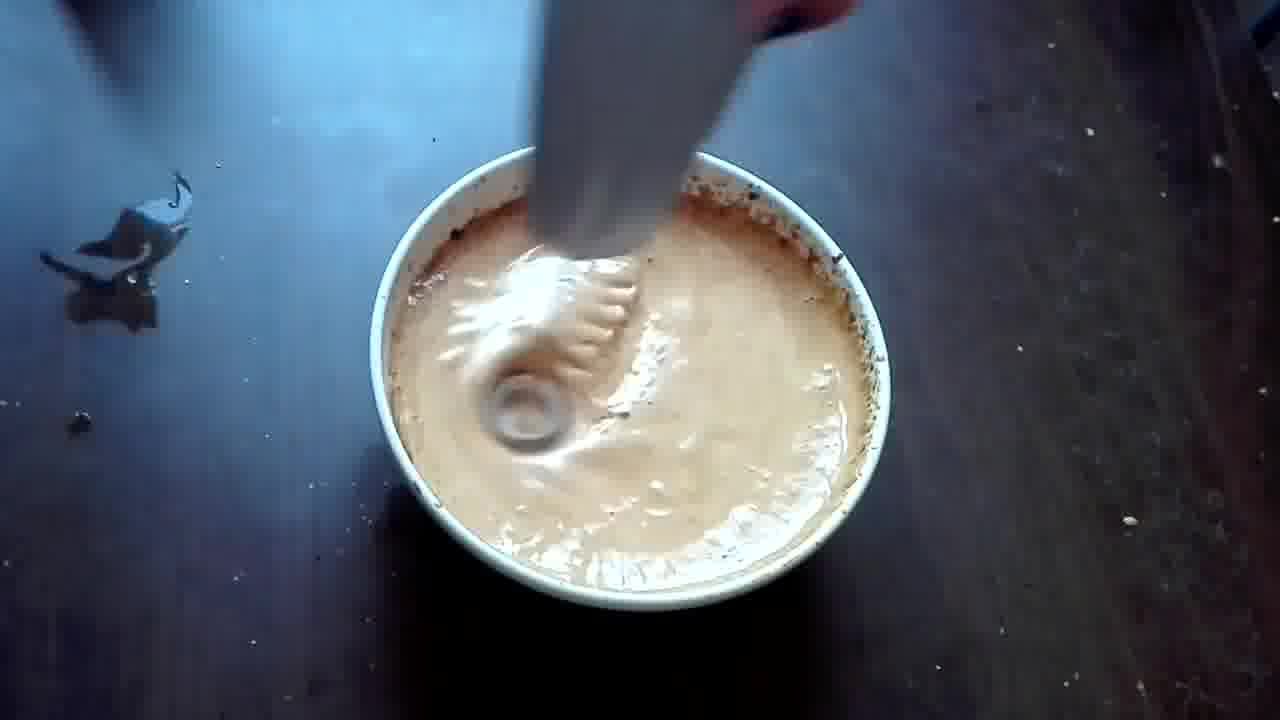 Image of the cooking step-1-2 for Chocolate Almond Milk with Frothy Coffee (Video Recipe)