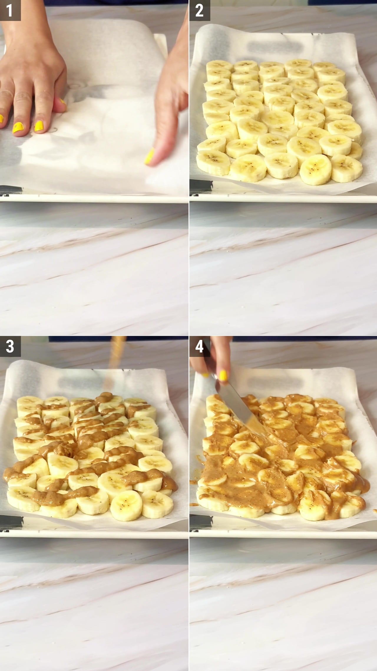 Image of the cooking step-1-2 for Chocolate Banana Bark