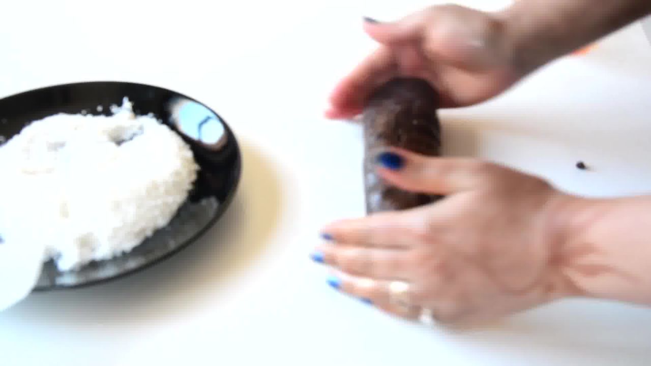 Image of the cooking step-1-9 for Chocolate Coconut Delights