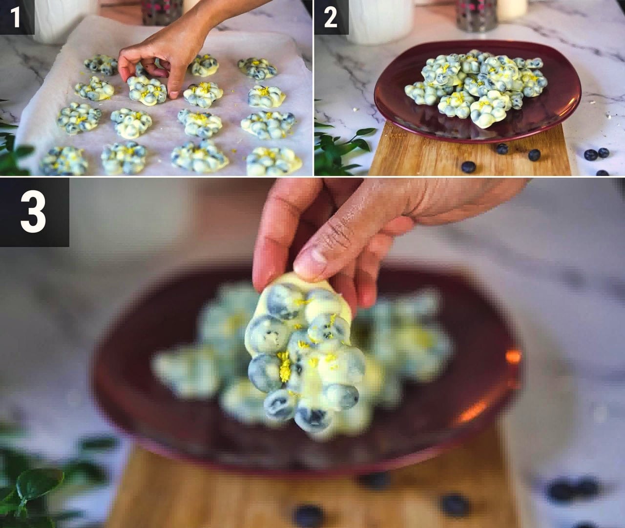 Image of the cooking step-1-4 for Chocolate Covered Blueberries