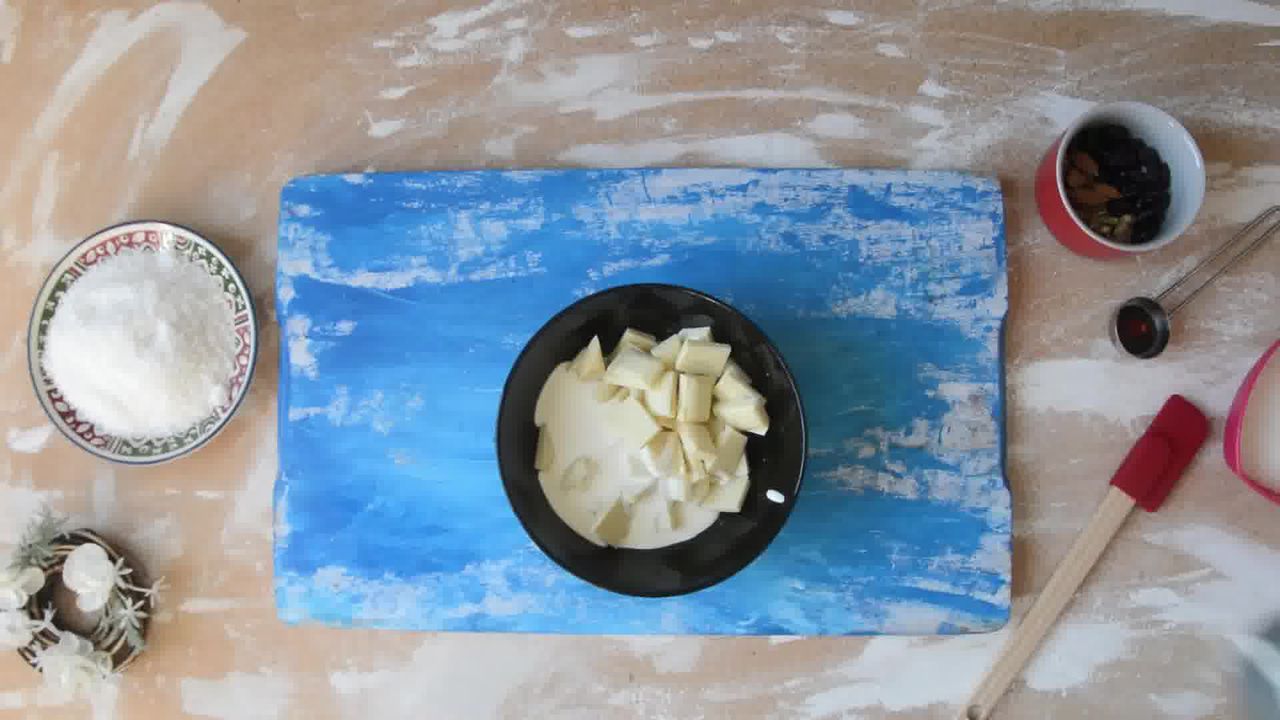 Image of the cooking step-1-1 for White Chocolate Coconut Truffles Recipe