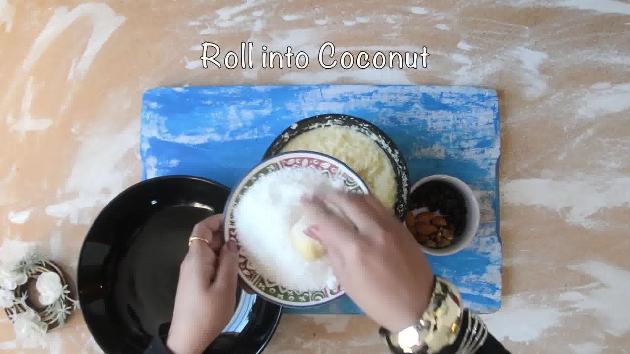 Image of the cooking step-3-6 for White Chocolate Coconut Truffles Recipe