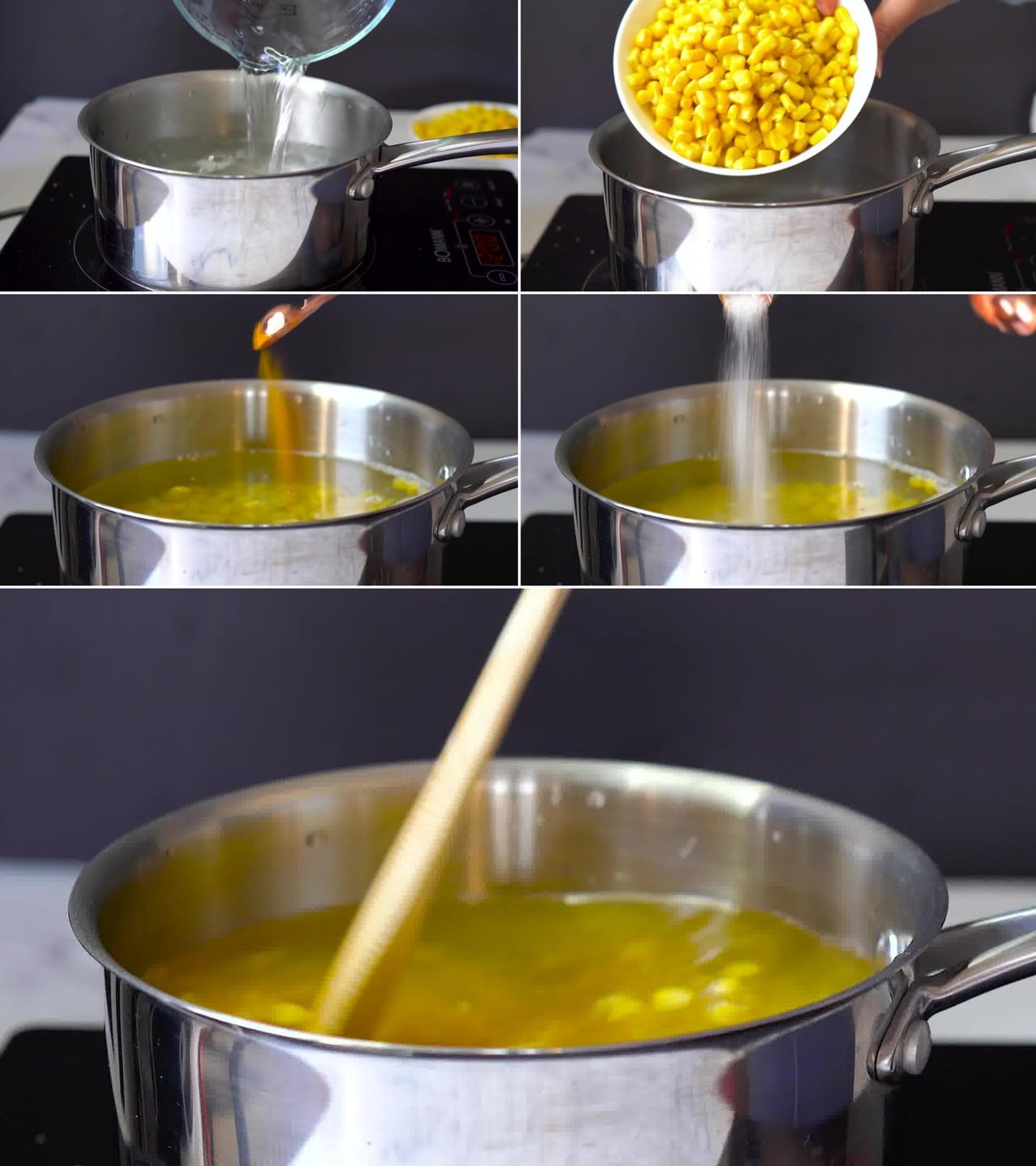 Image of the cooking step-1-1 for Corn Chaat Recipe