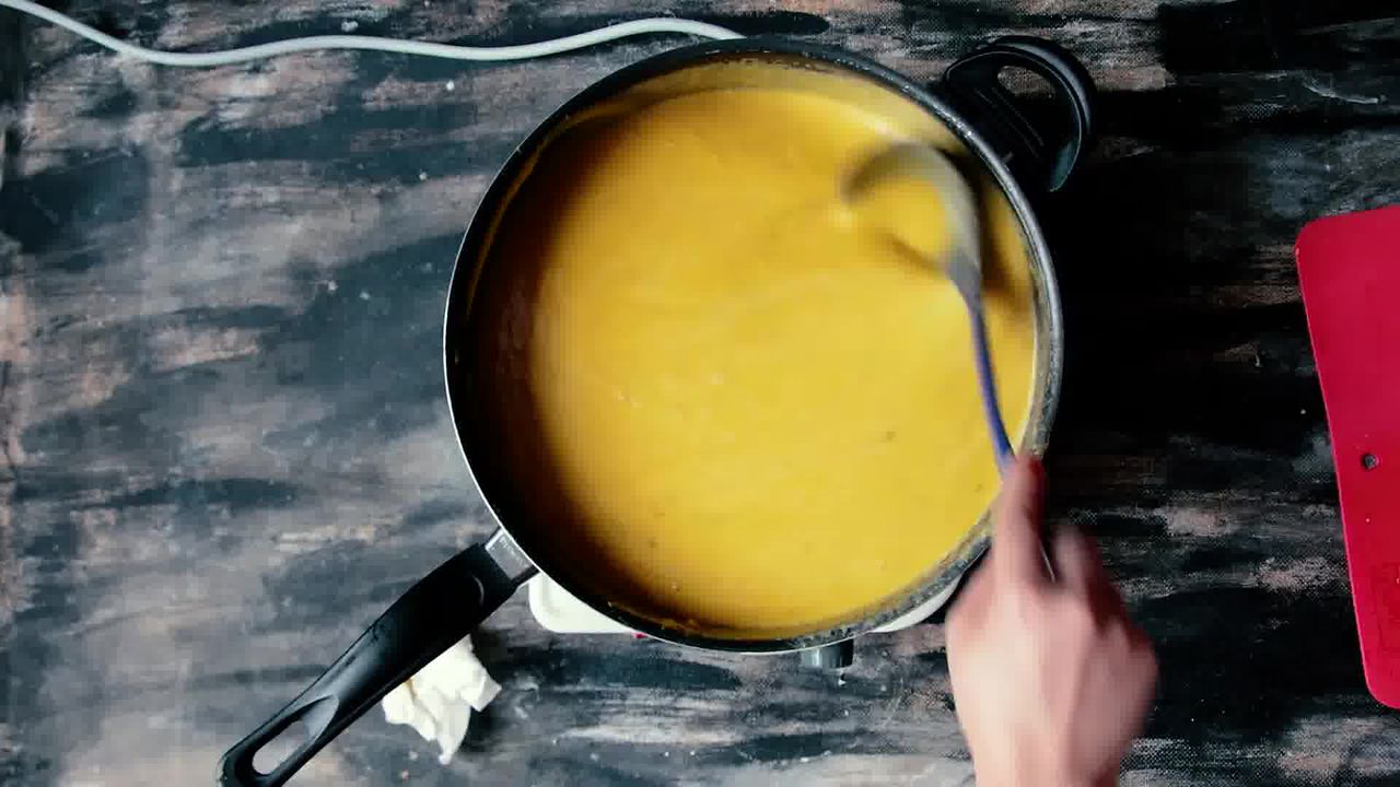 Image of the cooking step-1-9 for Creamy Sweet Potato Carrot Soup