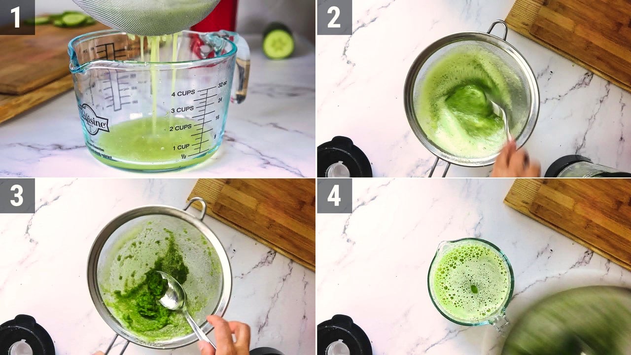 Image of the cooking step-1-4 for Cucumber Cooler
