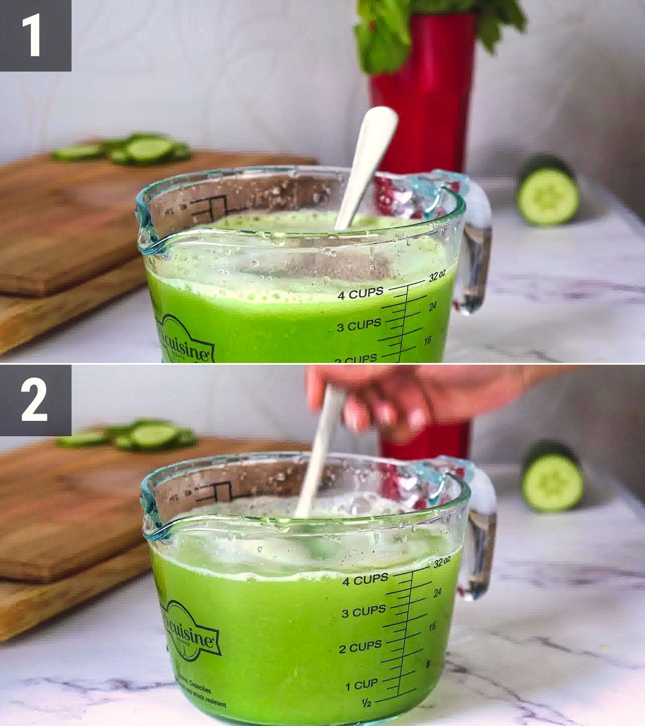 Image of the cooking step-1-5 for Cucumber Cooler