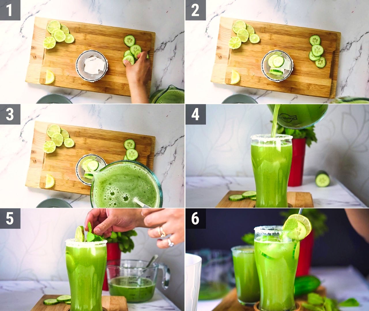 Image of the cooking step-1-7 for Cucumber Cooler