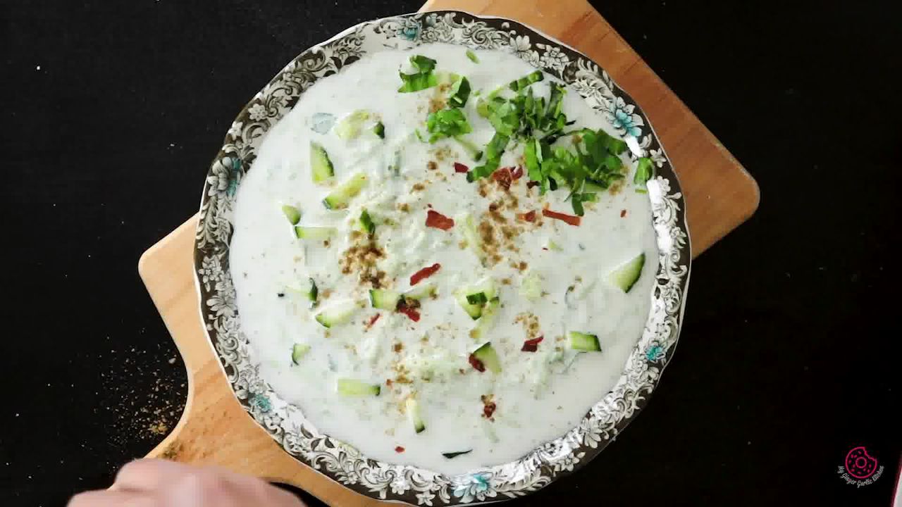 Image of the cooking step-2-1 for Cucumber Raita -  Kheere Ka Raita
