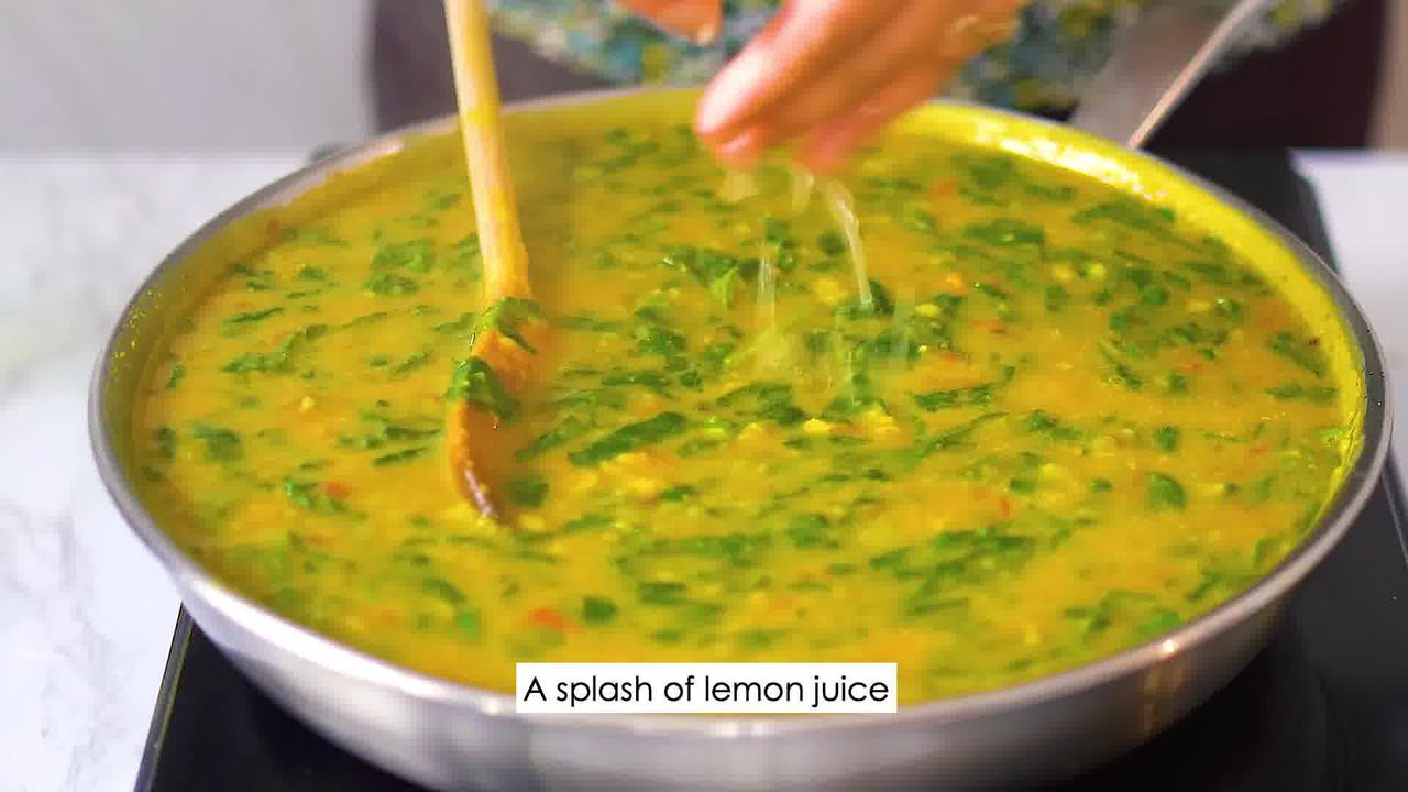 Image of the cooking step-2-16 for Dal Palak - Spinach Dal
