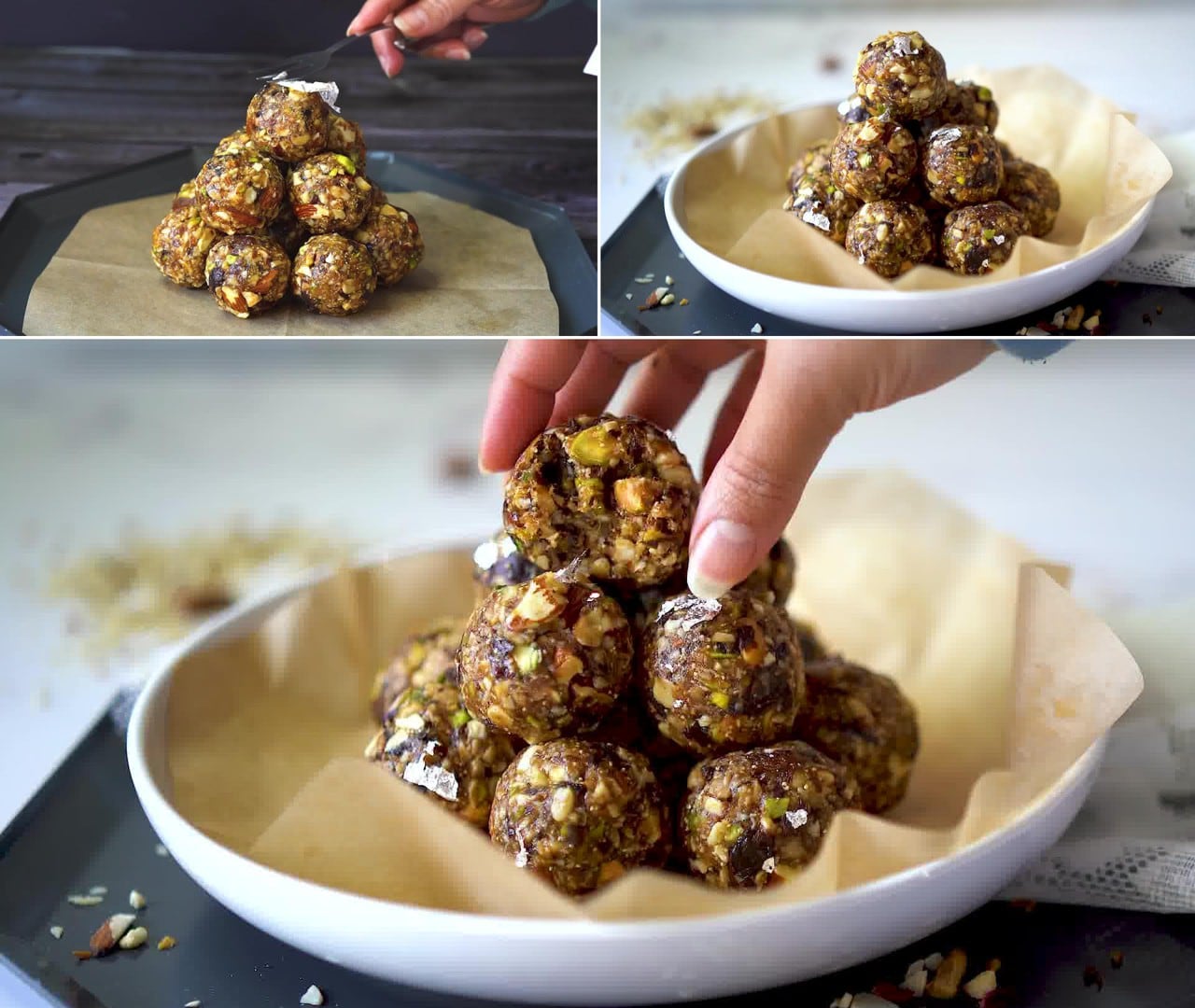 Image of the cooking step-1-9 for Dry Fruits Laddu