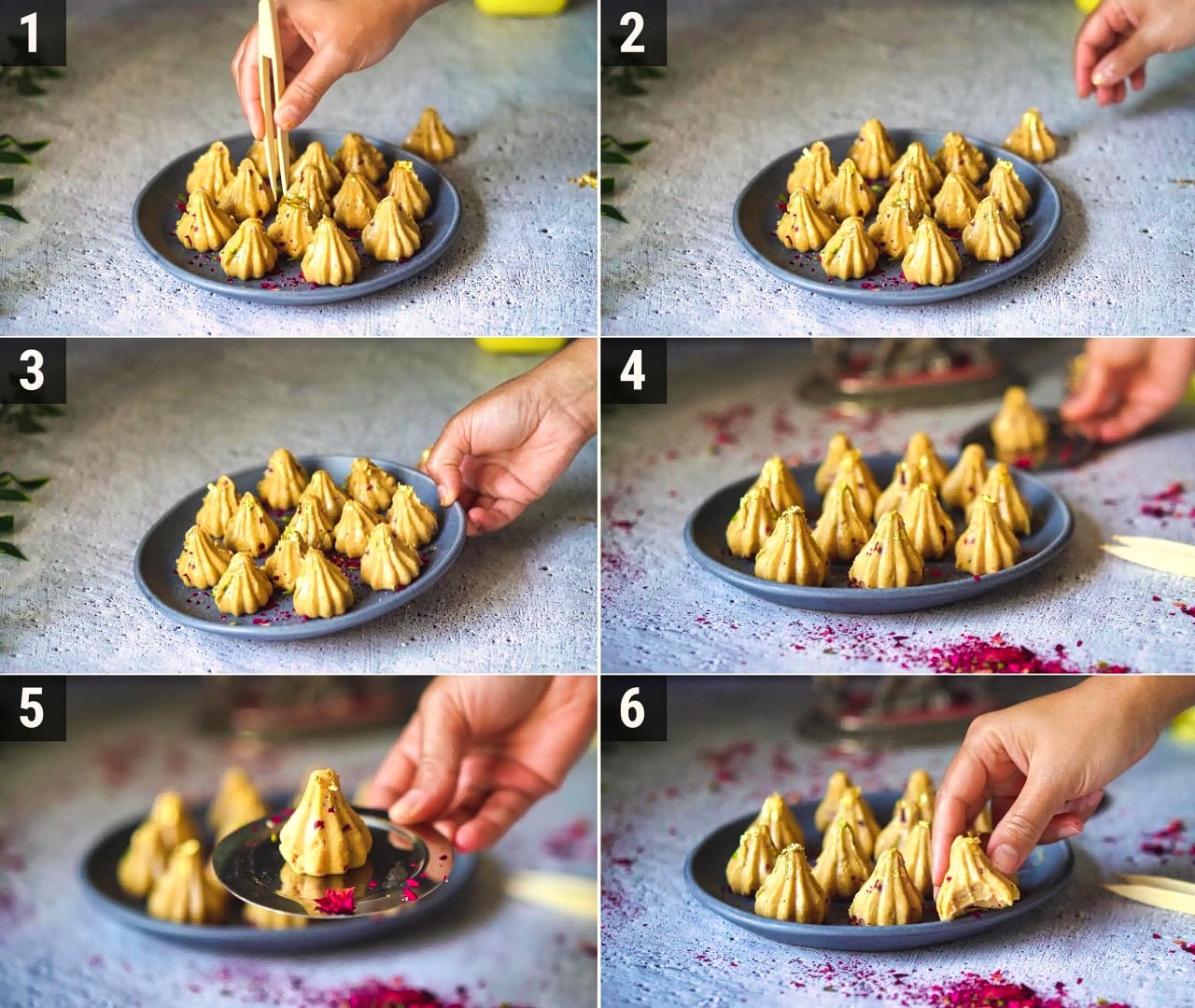 Image of the cooking step-1-4 for Dulce De Leche Modak