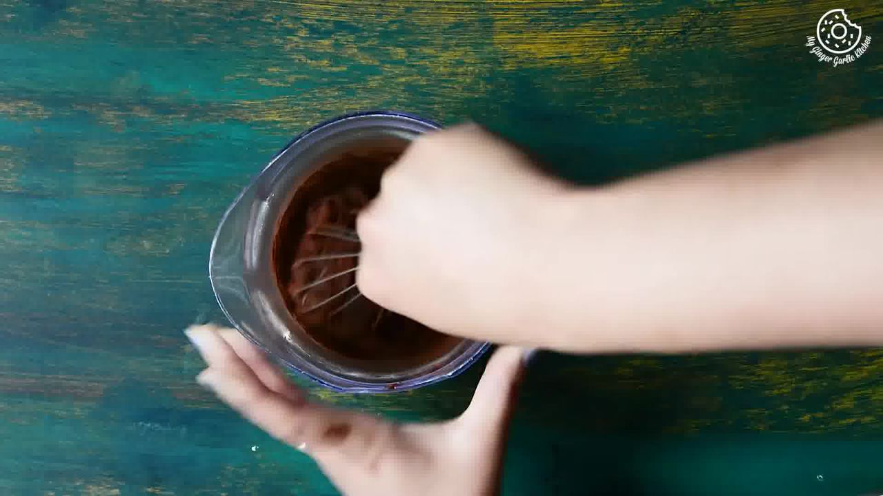 Image of the cooking step-1-2 for Eggless Chocolate Hazelnut Ice Cream